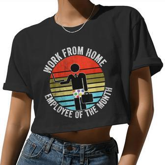 Home Office Work Employee Of The Month Women Women Cropped T-shirt - Monsterry