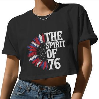 Independence Day The Spirit 76 Plus Size Shirt For Men Women Family And Women Cropped T-shirt - Monsterry UK