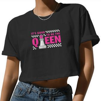 Its Good To Be The Queen Women Cropped T-shirt - Monsterry AU