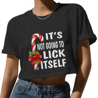 It's Not Going To Lick Itself Women Cropped T-shirt - Monsterry UK