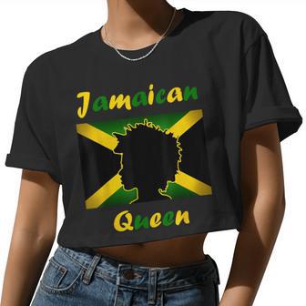 Jamaica Independence Day Proud Jamaican Queen Women Cropped T-shirt - Monsterry AU