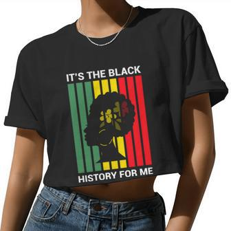 Juneteenth Is My Independence Day Black Women Women Cropped T-shirt - Monsterry