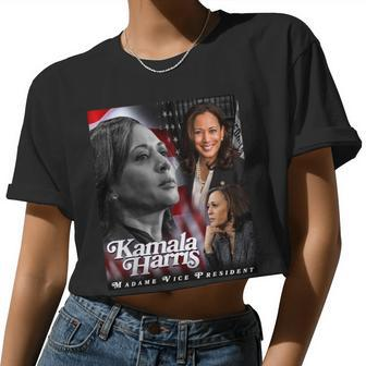 Kamala Harris Madame Vice President For And Women Women Cropped T-shirt - Monsterry UK