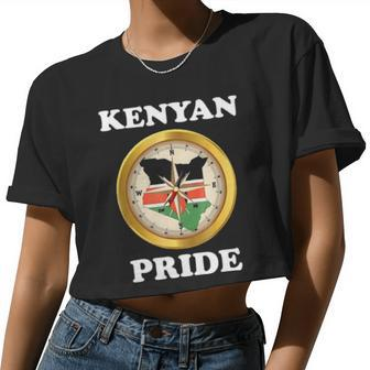 Kenya Tshit Kenyan Pride Women Women Cropped T-shirt - Monsterry