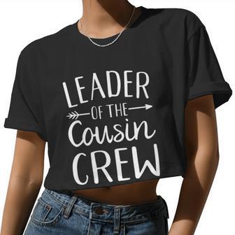 Leader Of The Cousin Crew Women Cropped T-shirt - Monsterry DE