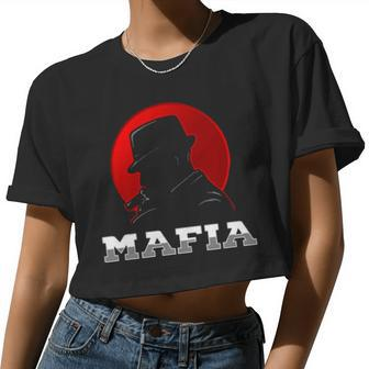 Mafia Sicilia Women's Women Cropped T-shirt - Monsterry