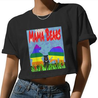 Mama Bear Lgbt Women Cropped T-shirt - Monsterry CA