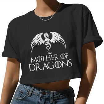 Mother Of Dragons Tshirt Women Cropped T-shirt - Monsterry DE