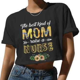 Mother Grandma The Best Kind Of Mom Raise A Nursenurse T S106 Mom Grandmother Women Cropped T-shirt - Monsterry CA