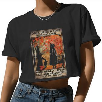 Once Upon's A Time There Was A Girl Women Cropped T-shirt - Monsterry UK