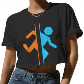 Portal For Women Women Cropped T-shirt - Monsterry AU