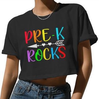 Prek Rocks Women Cropped T-shirt - Monsterry DE