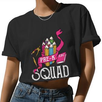 Prek Squad Back To School V2 Women Cropped T-shirt - Monsterry DE