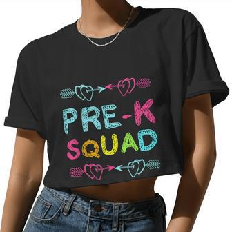 Prek Squad Back To School Women Appreciation Women Cropped T-shirt - Monsterry AU
