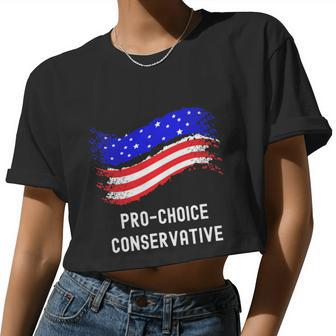 Pro Choice Conservative Women's Rights Feminism Feminist Women Cropped T-shirt - Monsterry CA