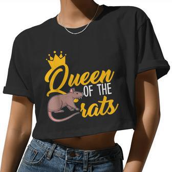 Queen Of The Rats Women Cropped T-shirt - Monsterry