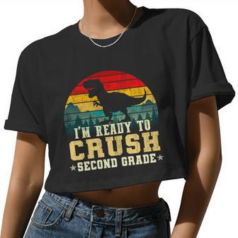 Im Ready To Crush Second Grade Women Cropped T-shirt - Monsterry
