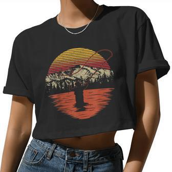Reel Girl Fish Women Cropped T-shirt - Monsterry DE