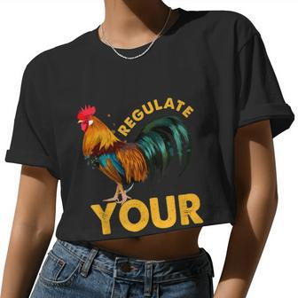 Regulate Your Cock Pro Choice Feminism Women's Rights Prochoice Women Cropped T-shirt - Monsterry DE