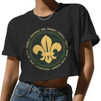 Scout Oath And Law Scout Member Boys And Girls Women Cropped T-shirt - Monsterry DE