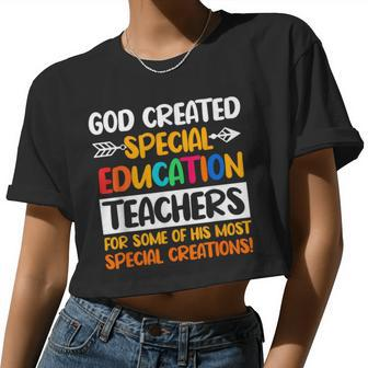 Special Education Teachers Sped Instructor Educator Women Cropped T-shirt - Monsterry UK