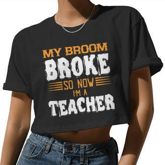 I Am A Teacher Women Cropped T-shirt - Monsterry DE