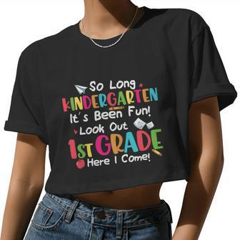 Team Pre Kindergarten Its Been Fun Look Out 1St Grade Graphic Tees For Kids Women Cropped T-shirt - Monsterry