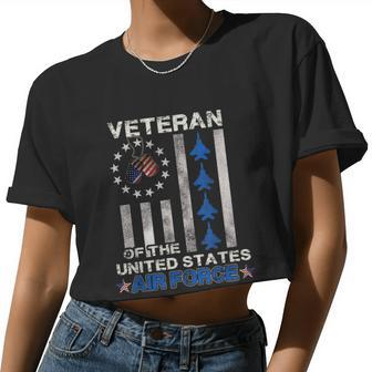 Veteran Of The United States Air Force Us Air Force Women Cropped T-shirt - Monsterry AU