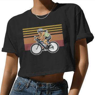 All Women Are Created Equal But The Best Can Still Ride Bicycles In Their Seventies Vintage Women Cropped T-shirt - Monsterry UK