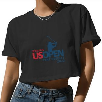 Women's Golfer Pine Needles Women Cropped T-shirt - Monsterry CA