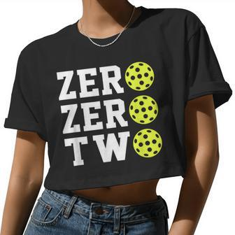 Zero Zero Two Pickleball For Or Women Women Cropped T-shirt - Monsterry UK