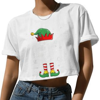 I'm Not An Elf Im Just Short Christmas Matching Family Women Cropped T-shirt - Monsterry DE