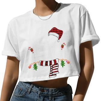 Most Likely To Bake Christmas Cookies Christmas Family Women Cropped T-shirt - Monsterry AU