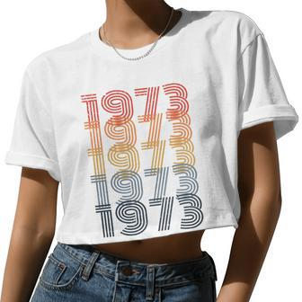 1973 Roe V Wade Vintage Retro Women Cropped T-shirt - Monsterry DE