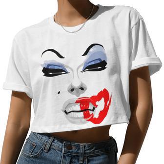 Alaska's Terrible Makeup Drag Queen Women Cropped T-shirt - Monsterry DE