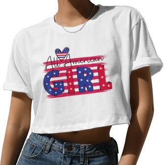 All American Girls 4Th Of July Daughter Women Cropped T-shirt - Monsterry CA