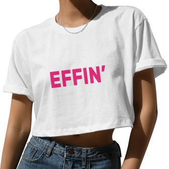 Best Effin Mom Ever V2 Women Cropped T-shirt - Monsterry AU