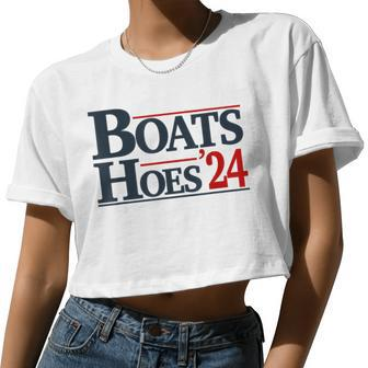 Classic Boats And Hoes 2024 Election For Women Women Cropped T-shirt - Monsterry UK
