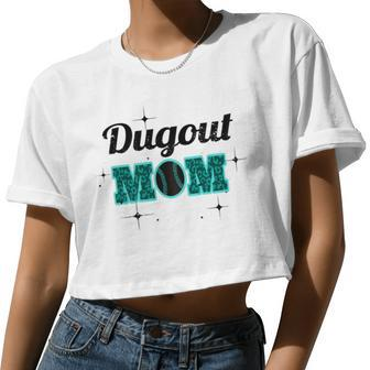 Dugout Mom Women Cropped T-shirt - Monsterry DE