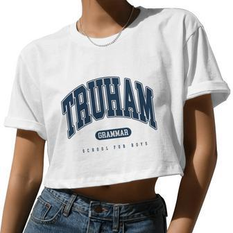 Heartstopper Truham Grammar School Women Cropped T-shirt - Monsterry