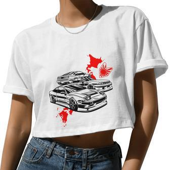 Old School Jdm Legends Tshirt Women Cropped T-shirt - Monsterry AU