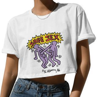 Safe Sex Harry 86 Gays Gay With Lgbt Women Cropped T-shirt - Monsterry