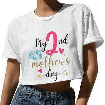 My Second Mother's Day Women Cropped T-shirt - Monsterry CA