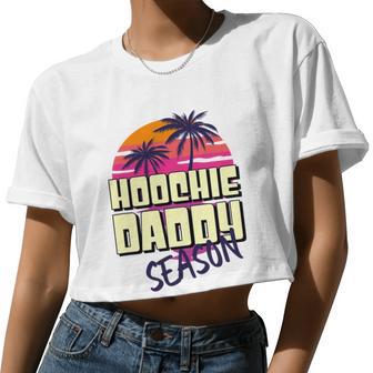 Hoochie Daddy Season Summer Beach Retro Father's Day Women Cropped T-shirt - Monsterry UK