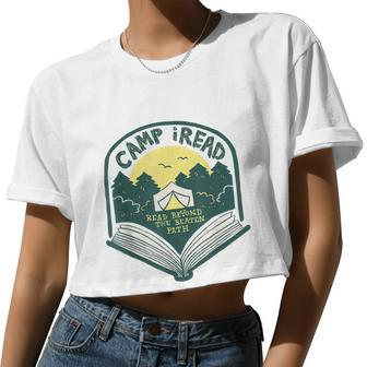 Summer Camp 2022 Read Beyond The Beaten Path Stem Teacher Women Cropped T-shirt - Monsterry DE