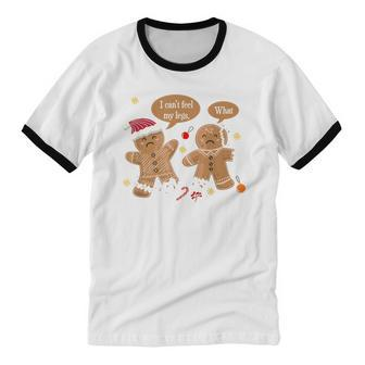 Christmas Cookie Gingerbread Oh Snap Baking Team Baker Cotton Ringer T-Shirt - Monsterry UK