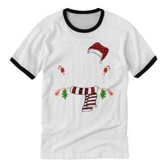 Most Likely To Bake Christmas Cookies Christmas Family Cotton Ringer T-Shirt - Monsterry