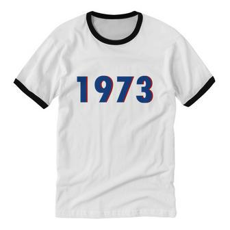 1973 Support Roe V Wade Pro Choice Pro Roe Women's Rights Cotton Ringer T-Shirt - Monsterry AU