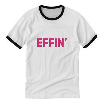 Best Effin Mom Ever Cotton Ringer T-Shirt - Monsterry AU