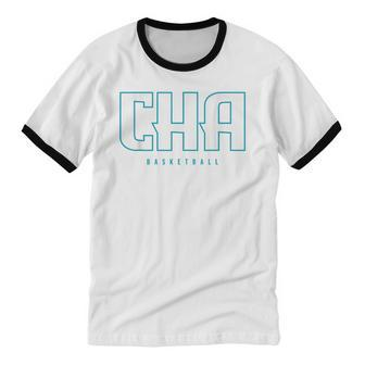 Charlotte Basketball Queen City N Carolina Practice Jersey Cotton Ringer T-Shirt - Monsterry